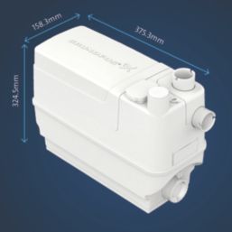 Grundfos Sololift2 C-3 Grey Macerator Water Pump
