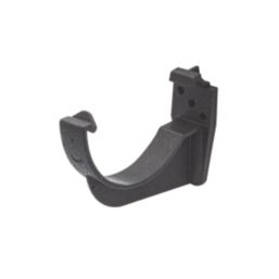 FloPlast Cast Iron Effect uPVC Round Fascia Brackets Black 112mm 10 Pack