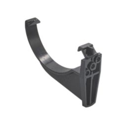 FloPlast Cast Iron Effect uPVC Round Fascia Brackets Black 112mm 10 Pack