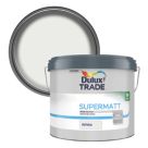 Dulux Trade Supermatt 10Ltr White Matt Emulsion  Paint