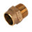 Endex  Brass End Feed Adapting Male Coupler 22mm x 3/4"