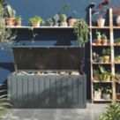 Refurb Essentials Catria 490Ltr 5' x 2' (Nominal) Plastic Garden Storage Box Green