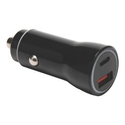 LAP  2 Outlet Type A & C In-Car Charger 12V