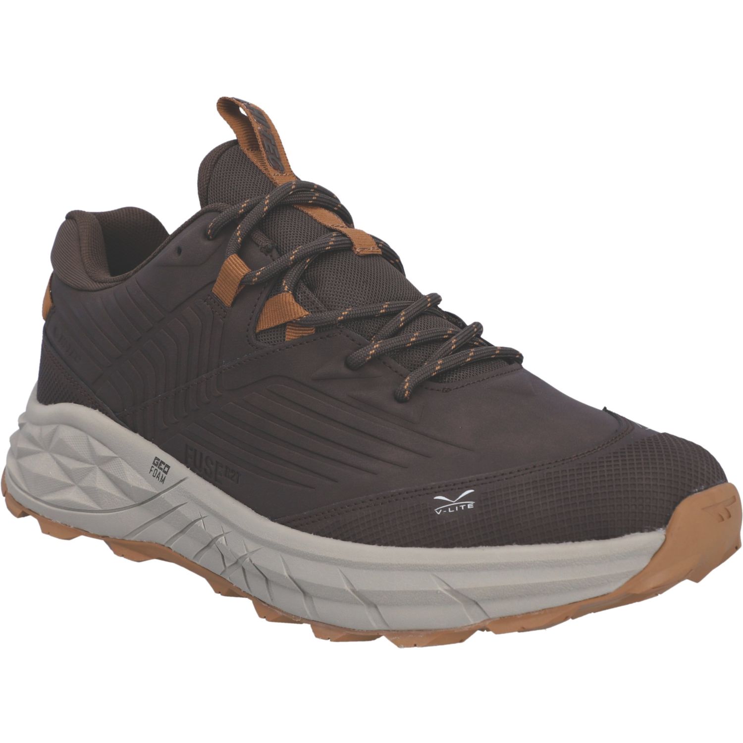 Hi-Tec Fuse Trek Size 9 Chocolate Waterproof Non Safety Trainers (439EK)