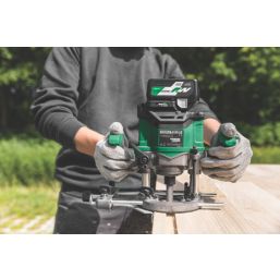 HiKOKI M3612DAJPZ 36/18V 1 x 2.5/5.0Ah Li-Ion Multi Volt 1/4" & 1/2" Brushless Cordless Plunge Router