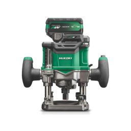 HiKOKI M3612DAJPZ 36/18V 1 x 2.5/5.0Ah Li-Ion Multi Volt 1/4" & 1/2" Brushless Cordless Plunge Router
