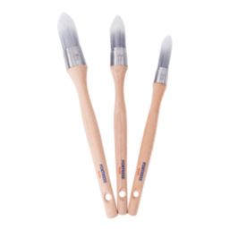 Fortress Trade Round Paint Brush Set 3 Pieces