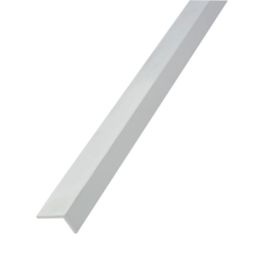 Rothley White Plastic Angle 2m x 10mm x 20mm