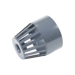 FloPlast  Vent Terminal Anthracite Grey 110mm