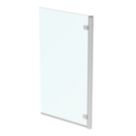 Ideal Standard i.life Frameless Silver Hinged Bath Screen Left-Handed 815-840mm x 1505mm