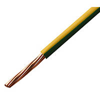 Time 6491B Green/Yellow 1-Core 10mm² Conduit Cable 50m Drum