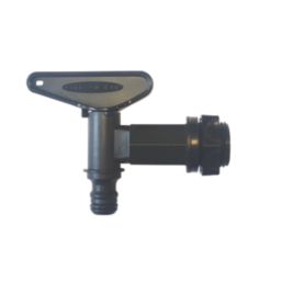 Straight PLC 19mm Tap, Washer & Nut