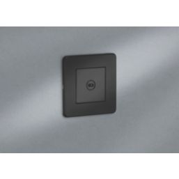 Knightsbridge Touchless 2.1A 1-Way Modular Light Switch Black with Colour-Matched Inserts