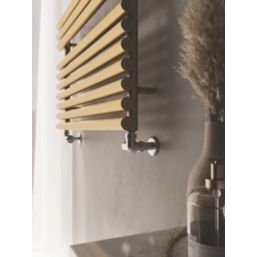 Terma 590mm x 900mm 2003BTU Brass Flat Designer Towel Radiator
