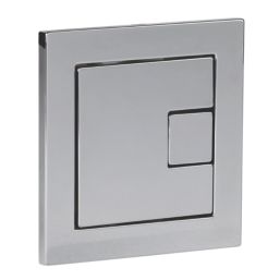 Square Dual-Flush Flushing Button Chrome