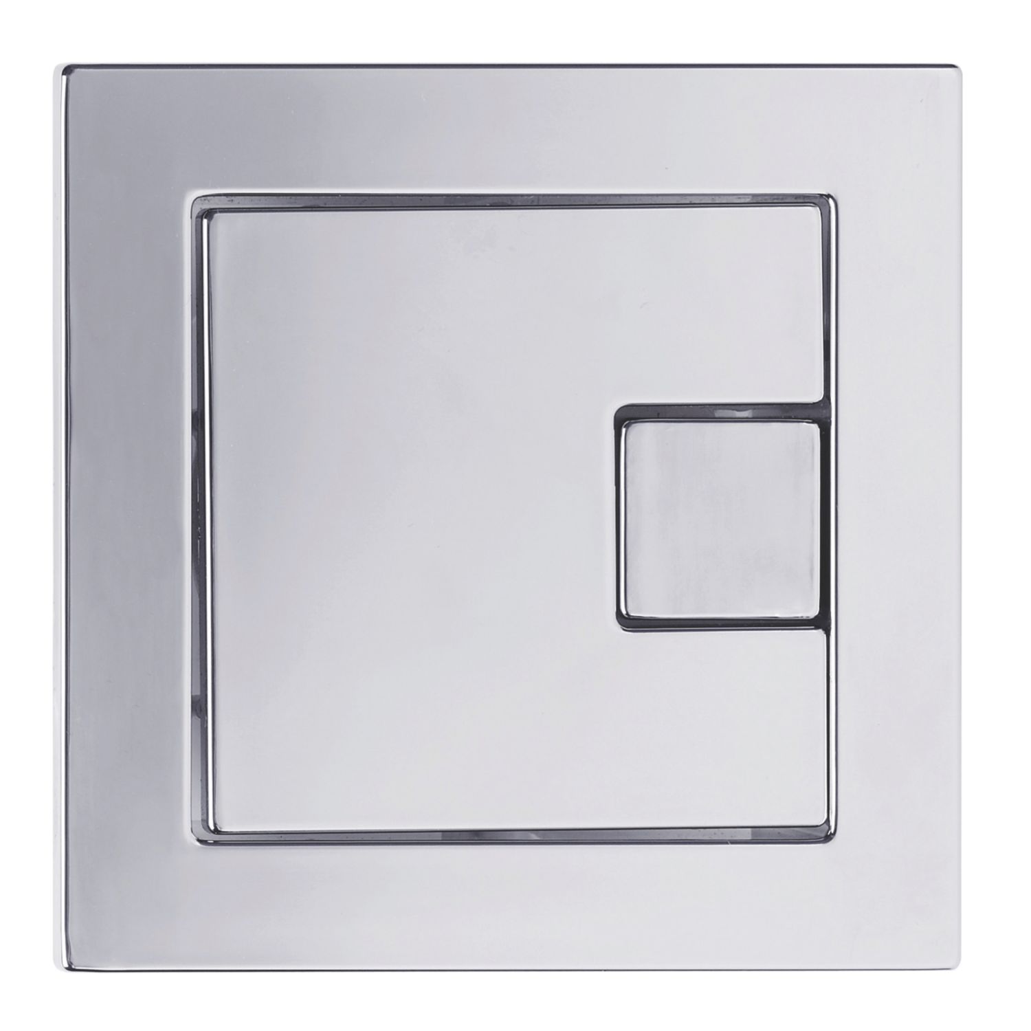 Square Dual-Flush Flushing Button Chrome (439RM)