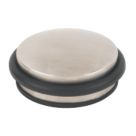 Dome Weight Door Stop 90 x 40mm Satin Stainless Steel