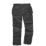 Scruffs Worker Plus Work Trousers Black 34" W 31" L