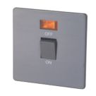 LAP  20A 1-Gang DP Control Switch Slate-Effect with Neon
