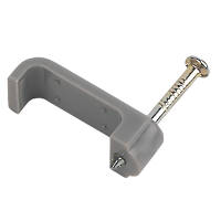 LAP Grey Cable Clips 1 - 1.5mm² 100 Pack