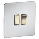 Knightsbridge  10AX 2-Gang 2-Way Light Switch  Matt White