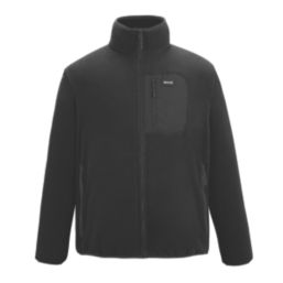 Regatta Frankie Full Zip Fleece Black / Black Large 48" Chest