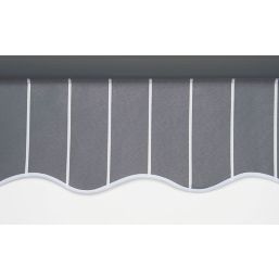 Greenhurst Berkeley Easy-Fit Awning Grey/White 3.5m x 2.5m