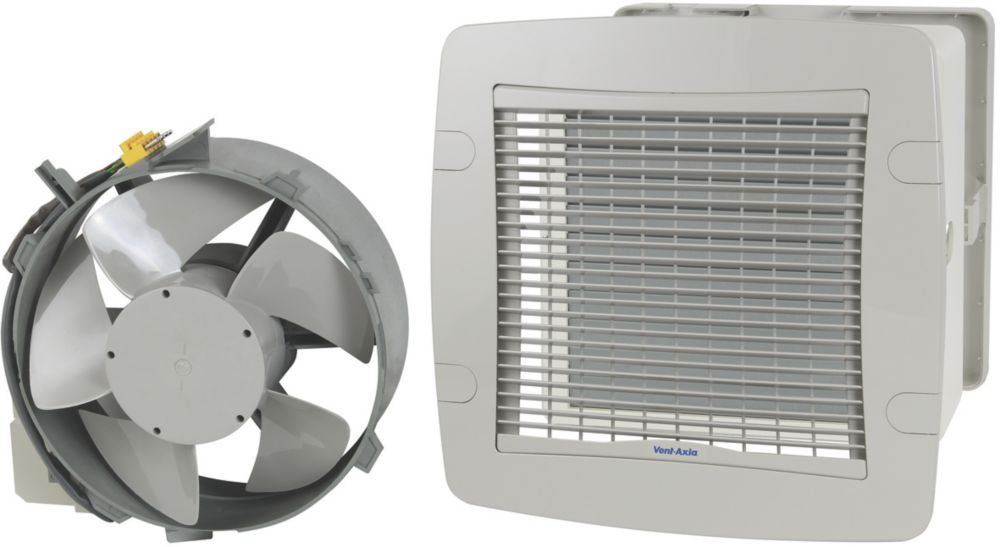 Vent-Axia W163610  (5 3/4") Axial Commercial Extractor Fan  Soft-Tone Grey 220-240V