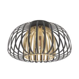 Eglo Encinitos Ceiling Light Black & Gold