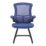 Nautilus Designs Luna Medium Back Cantilever/Visitor Chair Blue