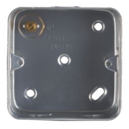 Contactum G712GB 1/2-Module Grid Metal-Clad Back Box 37mm