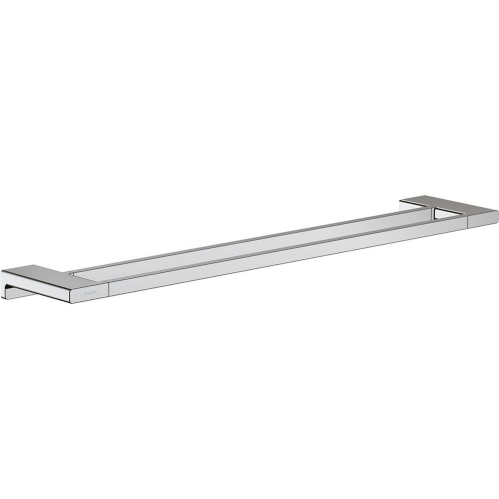 Hansgrohe AddStoris Double Bath Towel Rail Chrome 648mm x 124mm x 32mm