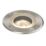 Saxby Pillar 105mm Outdoor Round Ground Light Brushed Stainless steel
