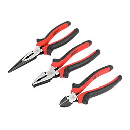 Forge Steel  Mixed Plier Set 3 Pieces