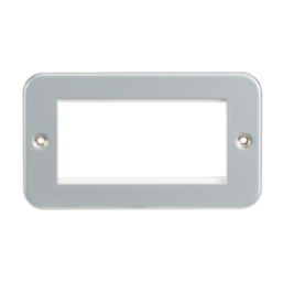 Knightsbridge  4-Module Modular Metal Clad Faceplate