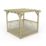 Forest Ultima 8' x 8' (Nominal) Flat Pergola & Patio Deck Kit