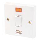 Crabtree Capital 20A 1-Gang DP Fridge Freezer Switch White with Neon