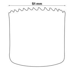 Erbauer  Multi-Material Holesaw 51mm