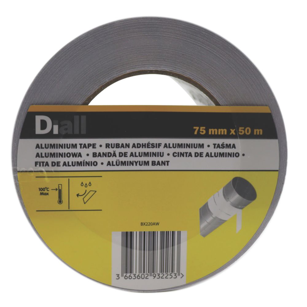Heat Resistant Fireproof Silver Cloth Glass Fiber Insulation Reflective Reinforced Aluminium Foil Tape