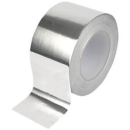 Diall  Aluminium Foil Tape Silver 45m x 75mm