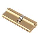 Yale Fire Rated 6-Pin Euro Cylinder Lock BS 40-50 (90mm) Polished Brass