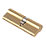 Yale Fire Rated 1 Star 6-Pin Euro Cylinder Lock BS 40-50 (90mm) Polished Brass