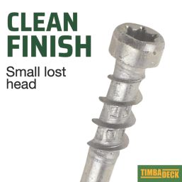 Timbadeck  TX Double-Countersunk Thread Forming Decking Screws 4.5mm x 60mm 250 Pack