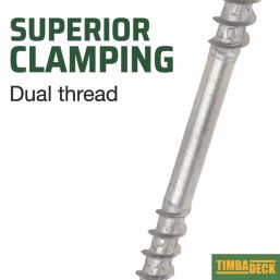Timbadeck  TX Double-Countersunk Thread Forming Decking Screws 4.5mm x 60mm 250 Pack