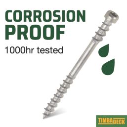 Timbadeck  TX Double-Countersunk Thread Forming Decking Screws 4.5mm x 60mm 250 Pack