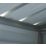 Yardmaster  9' 6" x 16' 6" (Nominal) Apex Metal Garage Grey