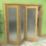 Green & Taylor  3-Door 1-Frosted Light Satin Lacquered Oak Wooden Shaker Internal Bi-Fold Fully Finished Door 2060mm x 2133mm