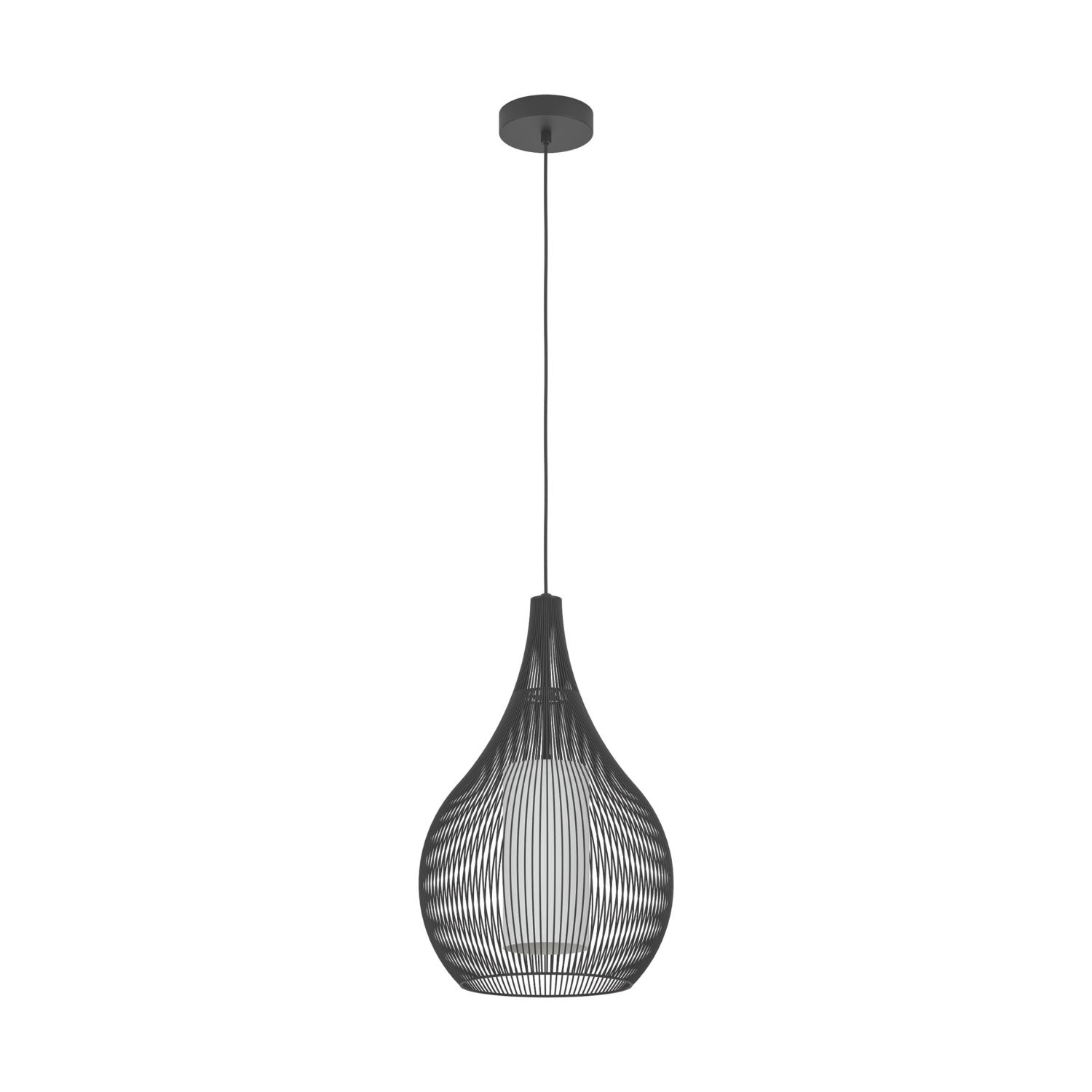 Eglo Razoni 1 Pendant Light Black (441CX)