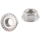 Easyfix A2 Stainless Steel Flange Head Nuts M6 100 Pack