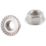 Easyfix A2 Stainless Steel Flange Head Nuts M6 100 Pack